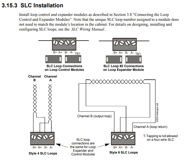 Notifier components terminal connections low voltage installer